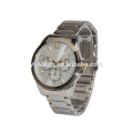 China supplier OEM quartz watch women fashion two tone gold boy watch